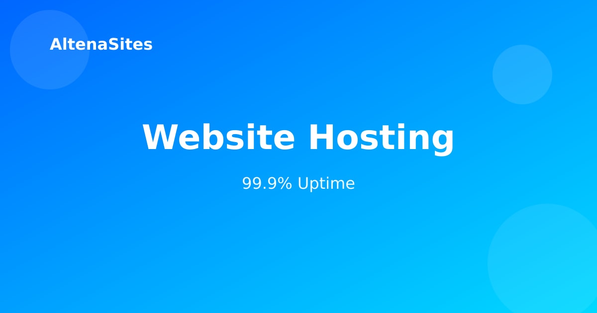 Webshop hosting met 99.99% uptime